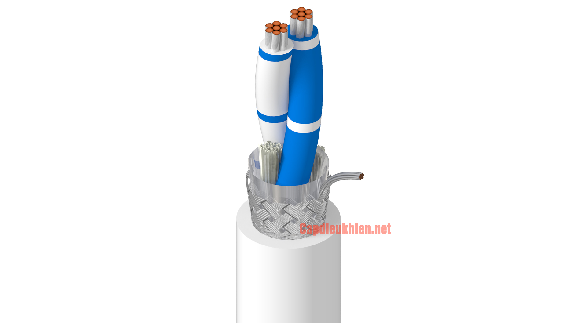 Cấu trúc lõi cáp Belden 9841 RS485