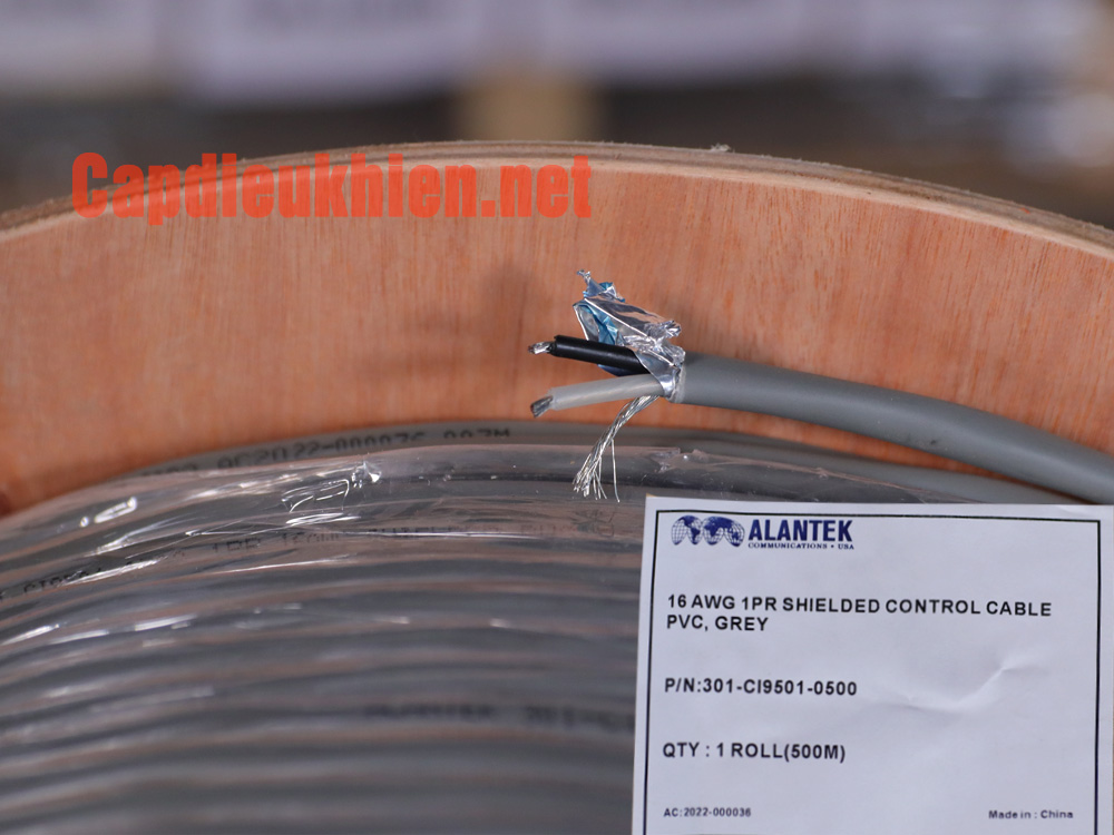 Cáp điều khiển Alantek 16AWG 1Pair 500m