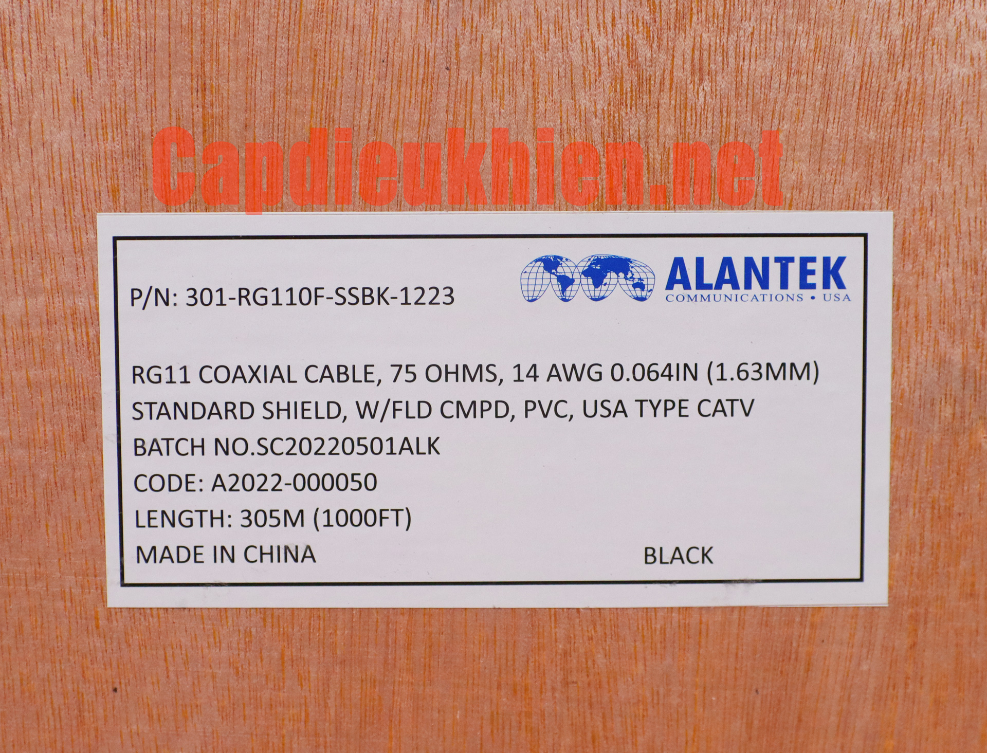 Cáp đồng trục Alantek RG11 14AWG