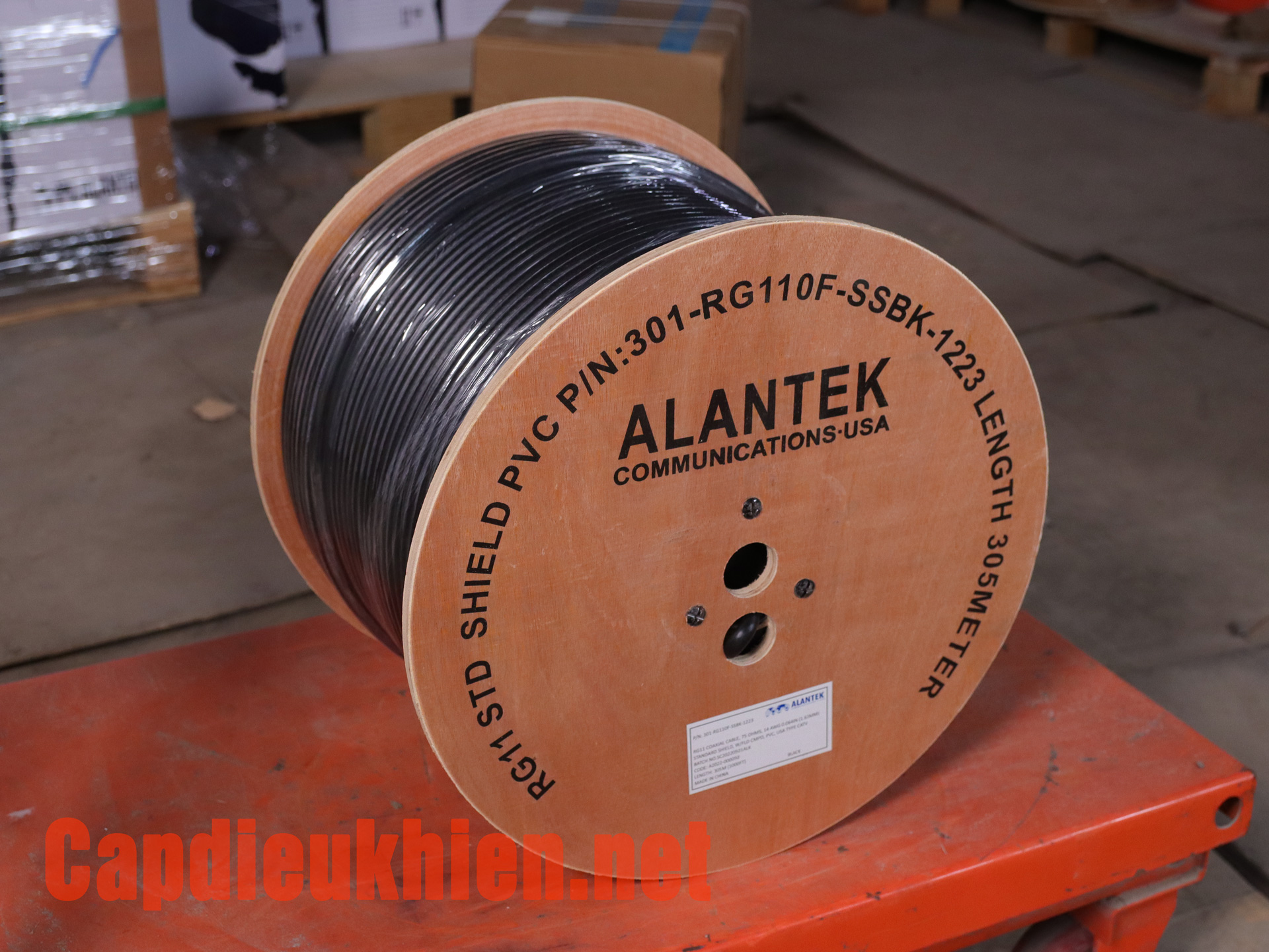Cáp đồng trục RG11 Alantek, 14AWG